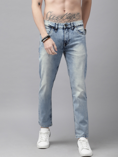 

Roadster Men Blue Slim Tapered Fit Mid-Rise Clean Look Stretchable Jeans