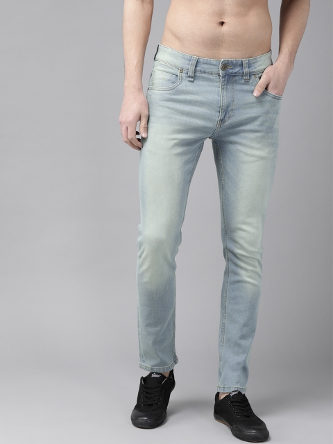 

Roadster Men Blue Skinny Fit Mid-Rise Clean Look Stretchable Jeans