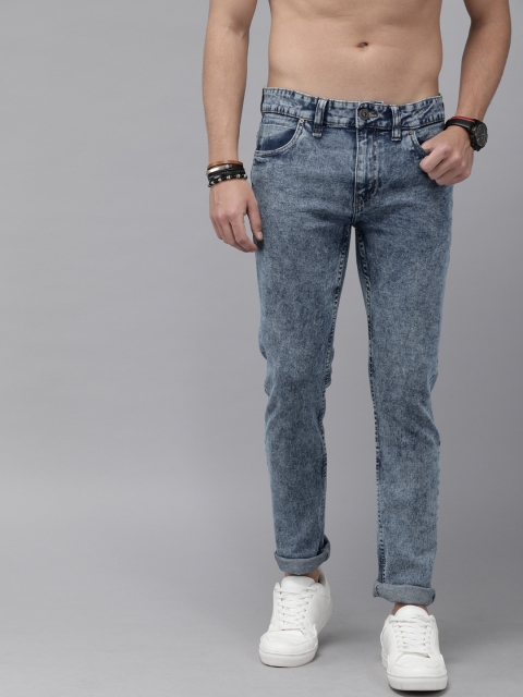

Roadster Men Blue Skinny Fit Mid-Rise Clean Look Stretchable Jeans
