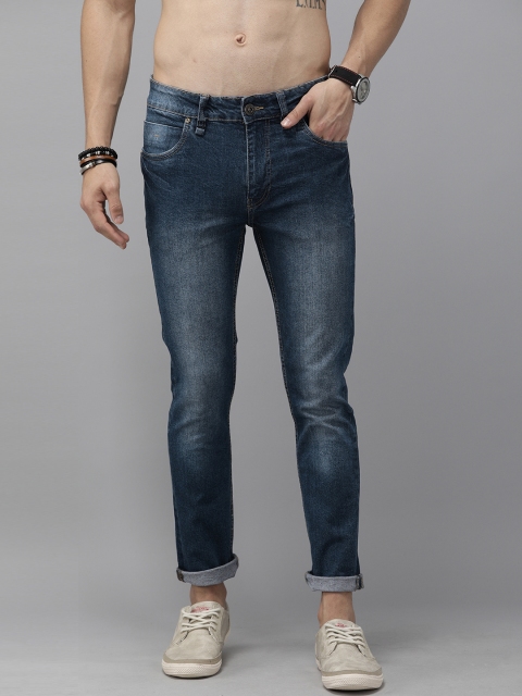 

Roadster Men Blue Skinny Fit Mid-Rise Clean Look Stretchable Jeans