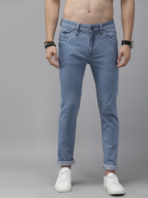 

Roadster Men Blue Skinny Fit Mid-Rise Clean Look Stretchable Jeans