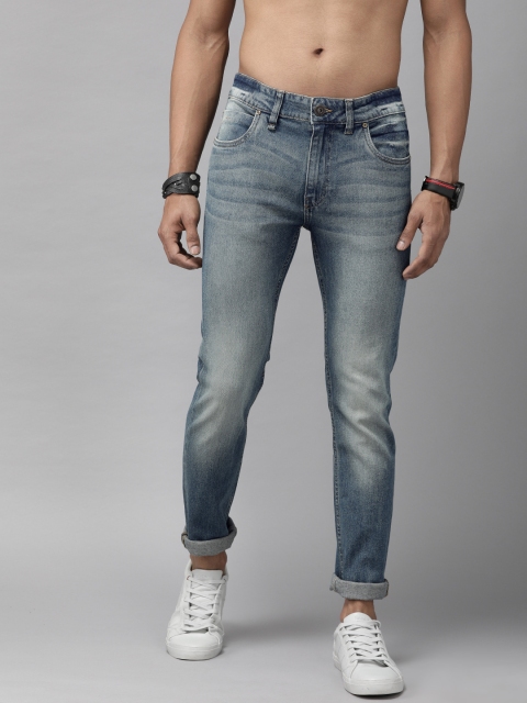 

Roadster Men Blue Solid Mid-Rise Skinny Fit Stretchable Jeans