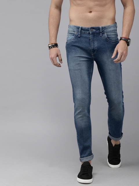 

Roadster Men Blue Skinny Fit Mid-Rise Clean Look Stretchable Jeans