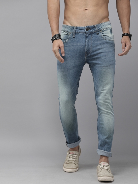 

Roadster Men Blue Skinny Fit Mid-Rise Clean Look Stretchable Jeans