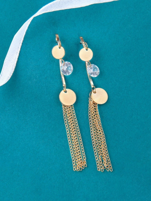 

TOKYO TALKIES X rubans FASHION ACCESSORIES Gold-Toned Classic Drop Earrings