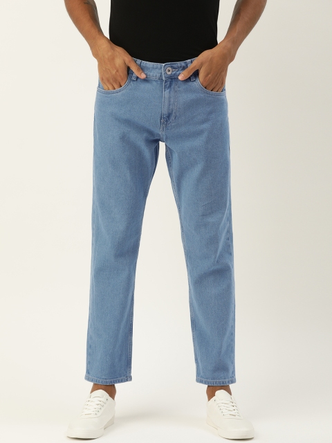 

ether Men Blue Slim Fit Mid-Rise Clean Look Stretchable Jeans