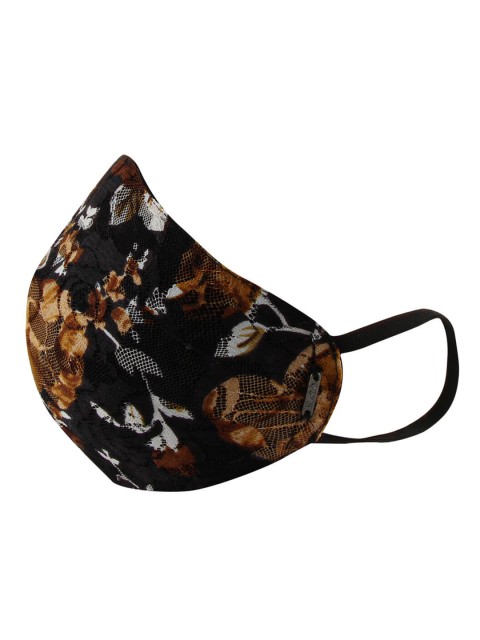 

Kazo Women Black Printed 1-Ply Reusable Cloth Mask