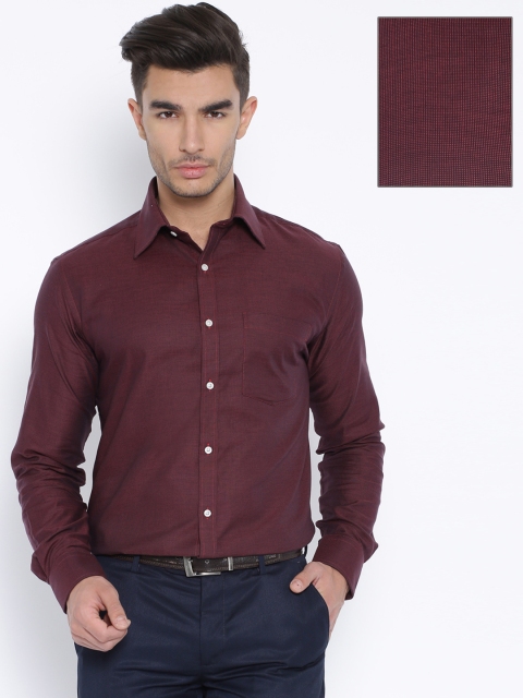 

Park Avenue Maroon Formal Shirt