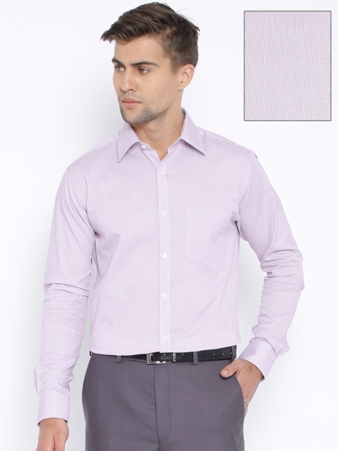 

Park Avenue Lavender Checked Formal Shirt