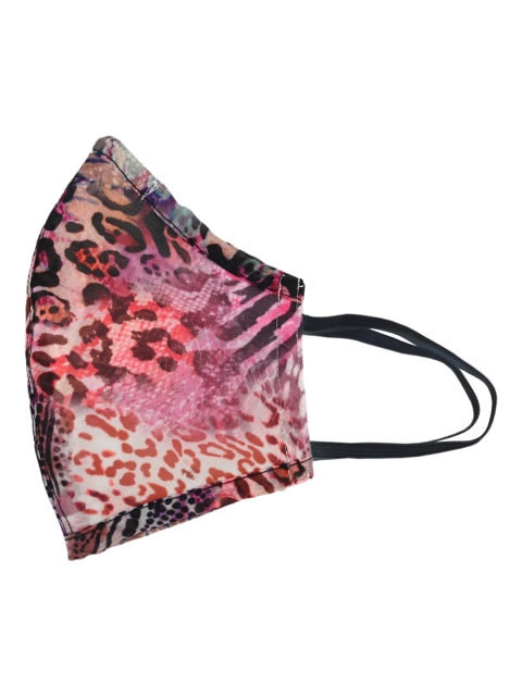 

AfroJack Adults Pink Animal Skin Printed 3-Ply Reusable Giza Cotton Cloth Mask