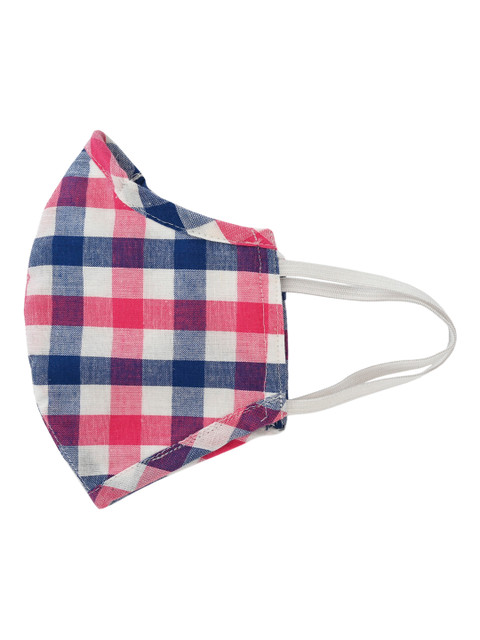 

AfroJack Adults Red & Navy Blue Checked 3 Ply Reusable Mask