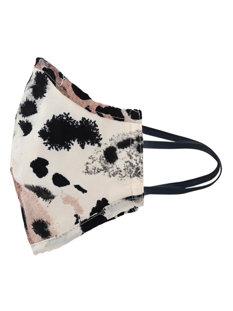 

AfroJack Adults Animal Skin Printed 3-Ply Reusable Giza Cotton Cloth Mask, Multi