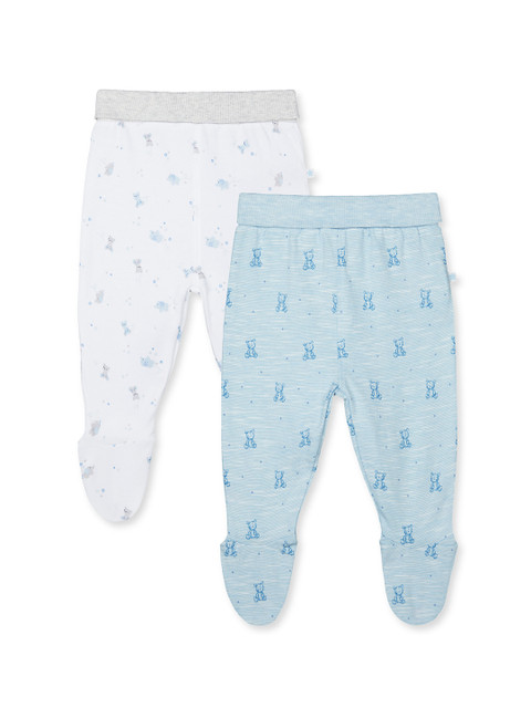 

mothercare Boys Pack of 2 Lounge Pants, Blue