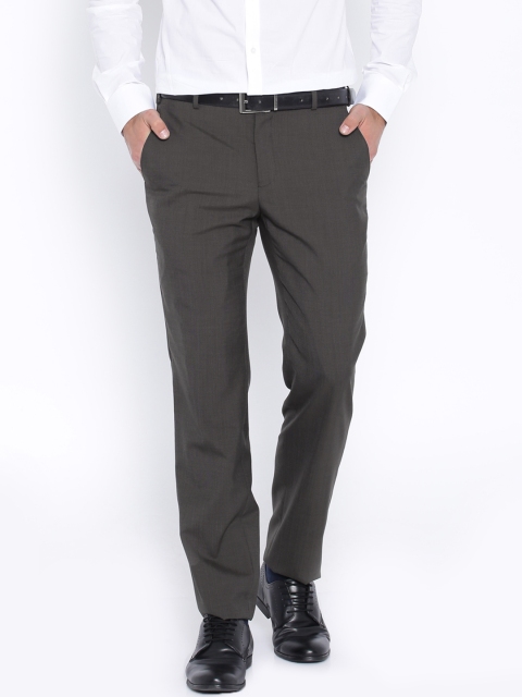 

Park Avenue Charcoal Grey Super Slim Formal Trousers