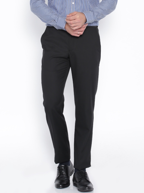 

Park Avenue Black Smart Slim Fit Formal Trousers