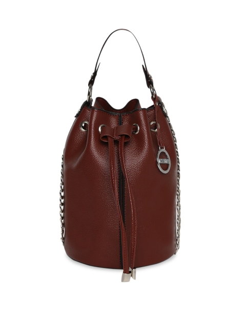 Brown Solid Sling Bag