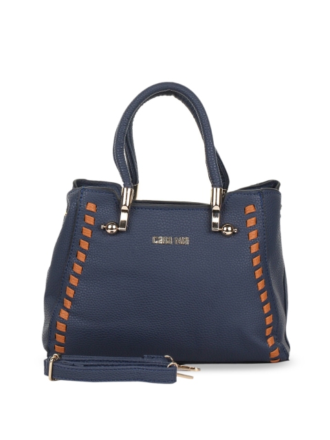 

CARA MIA Women Navy Blue Solid Handheld Bag