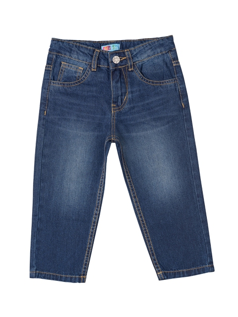 

Kid Studio Boys Navy Blue Straight Fit Mid-Rise Clean Look Jeans