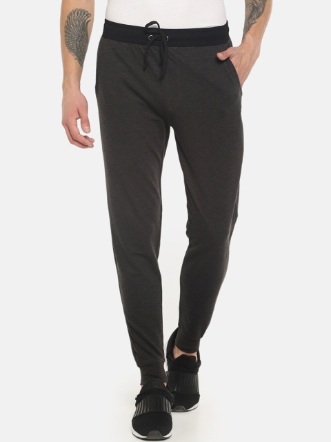 

Dollar Men Charcoal Grey Solid Athleisure Joggers