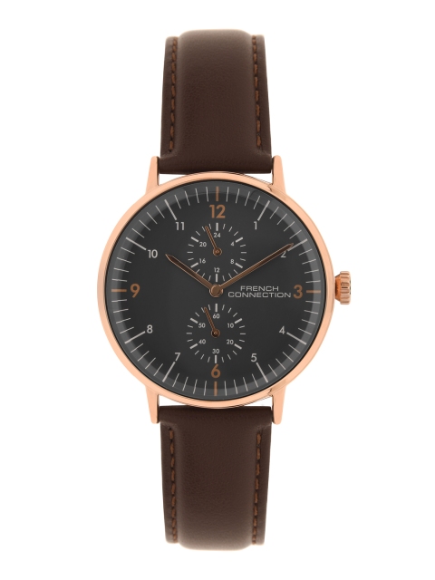 

French Connection Men Brown Analogue Watch FC153BR