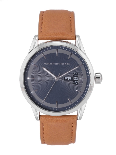 

French Connection Men Blue SS20 Analogue Watch FC154T, Navy blue