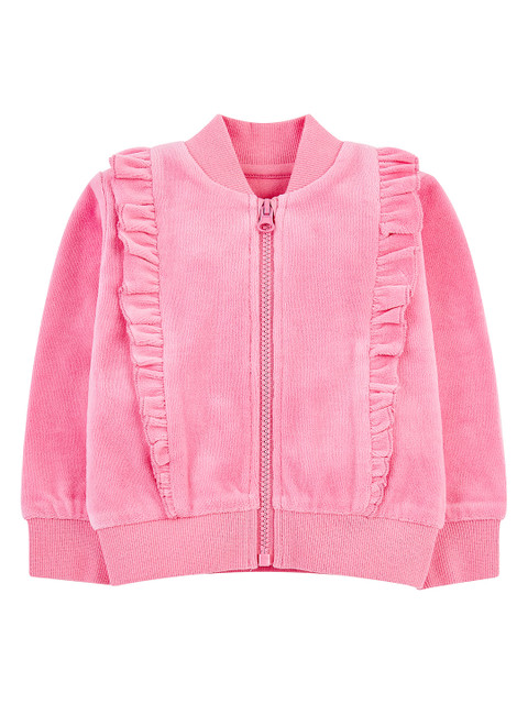 

mothercare Girls Pink Solid Bomber Jacket