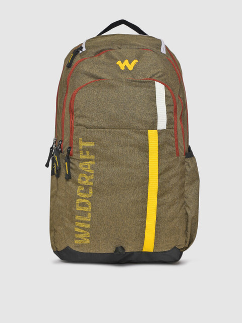 

Wildcraft Unisex Olive Green Brand Logo Backpack