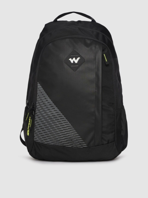 

Wildcraft Unisex Black Textured Backpack