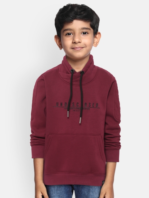 

Monte Carlo Boys Maroon Printed Detail Sweatshirt