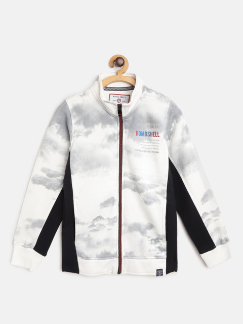 

Monte Carlo Boys White & Grey Dyed Effect Sweatshirt