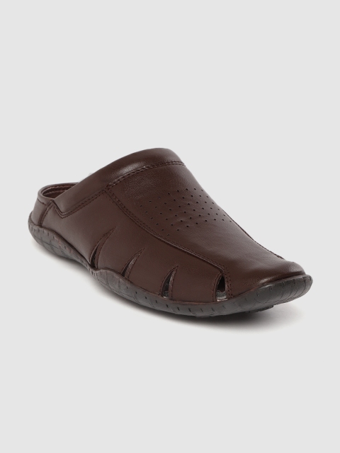 

Roadster Men Coffee Brown Perforated Clogs