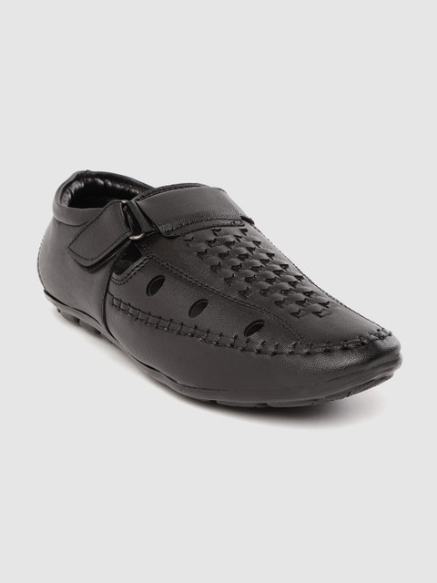 

Roadster Men Black Shoe-Style Sandals