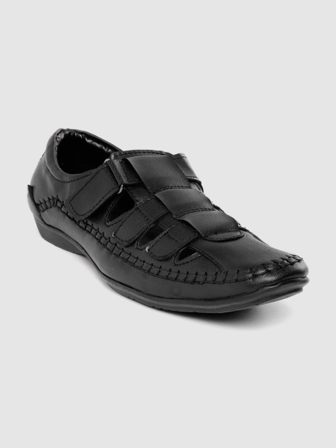 

Roadster Men Black Shoe-Style Sandals