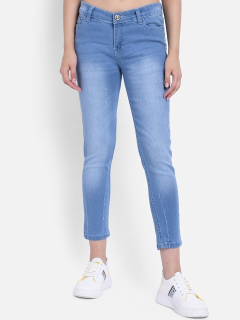 

The Dry State Women Blue Regular Fit Mid-Rise Clean Look Jeans