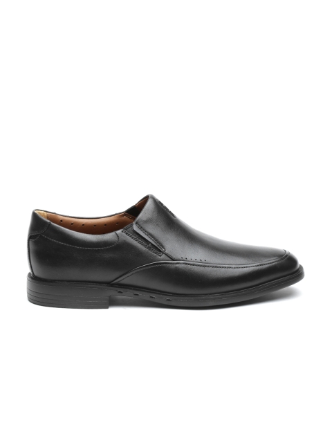 

Clarks Men Black Leather Formal Shoes