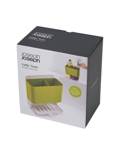 

Joseph Joseph Green & White Slimline Sink Tidy Caddy Tower