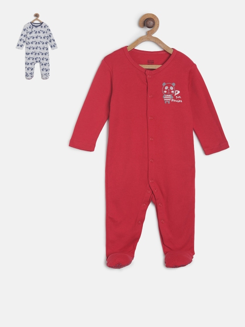 

MINI KLUB Newborn Boys Pack Of 2 Sleepsuits, Red