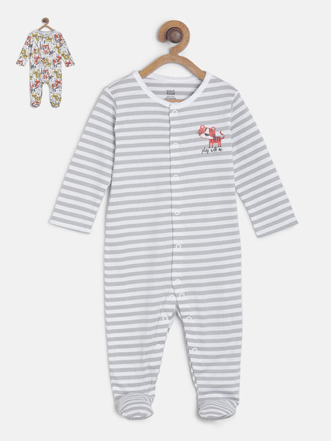 

MINI KLUB Newborn Boys Pack Of 2 Sleepsuits, Multi