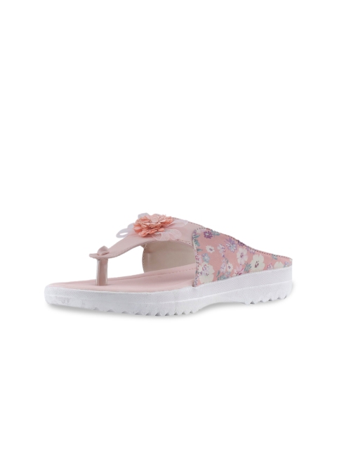

Khadims Girls Pink Printed Open Toe Flats