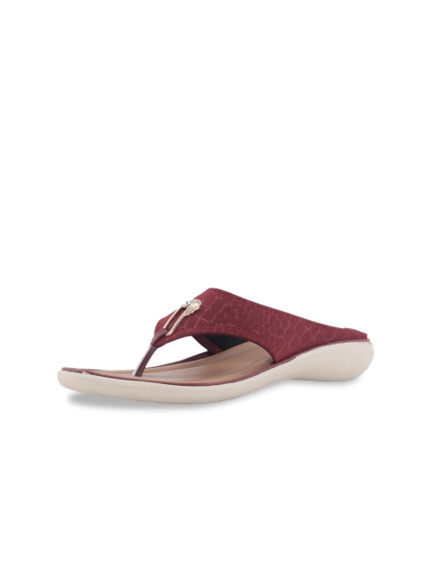 

Khadims Girls Maroon Printed Open Toe Flats
