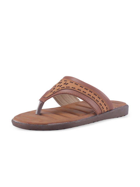 

Khadims Boys Tan Brown Colourblocked Cut Work Comfort Sandals