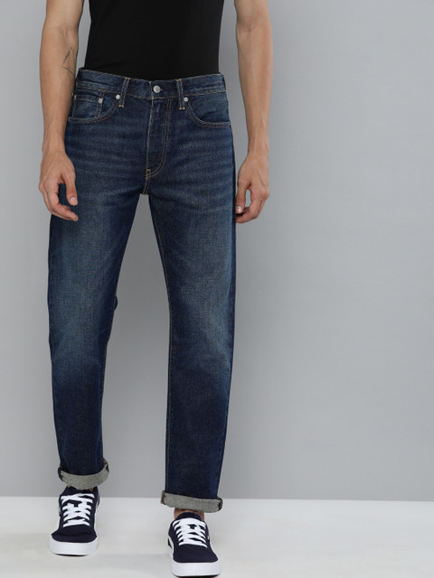 

Levis Men Blue 502 Tapered Fit Light Fade Stretchable Jeans