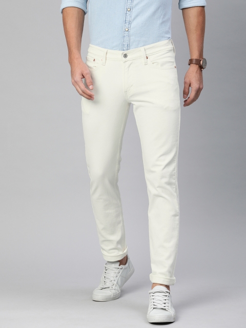 

Levis Men White 511 Slim Fit Mid-Rise Clean Look Stretchable Jeans