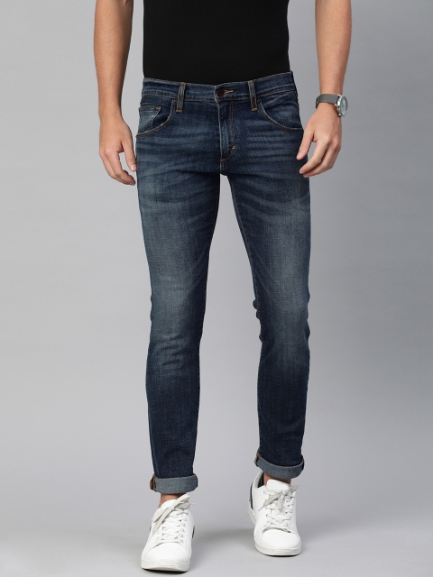 

Levis Men Blue 65504 Skinny Fit Mid-Rise Clean Look Stretchable Waterless Sustainable Jeans