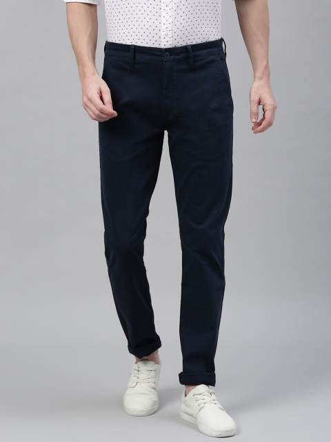 

Levis Men Navy Blue Slim Tapered Fit Chinos
