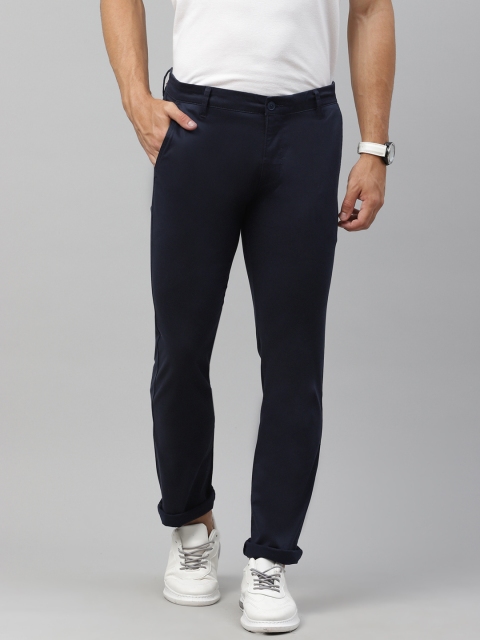 

Levis Men Navy Blue Slim Taper Fit Chinos Trousers