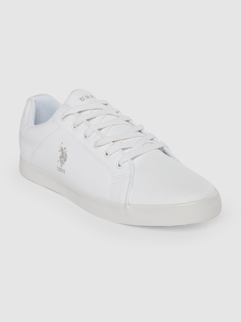 

U.S. Polo Assn. Men Off-White Sneakers