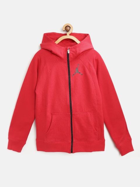 

Jordan Boys Red Wings Fleece Solid Hooded Sweatshirt