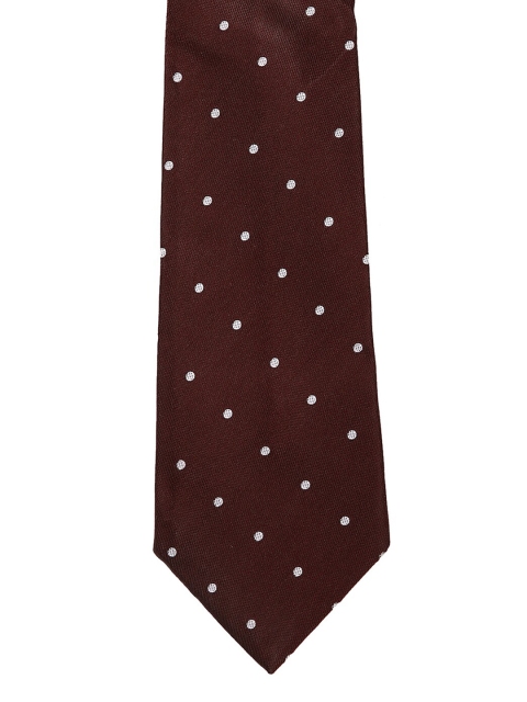 

Blacksmith Men Maroon & White Polka Dot Patterned Accessory Gift Set