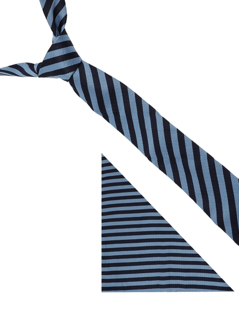 

Blacksmith Men Blue Striped Accessory Gift Set